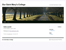 Tablet Screenshot of our.saintmarys.edu